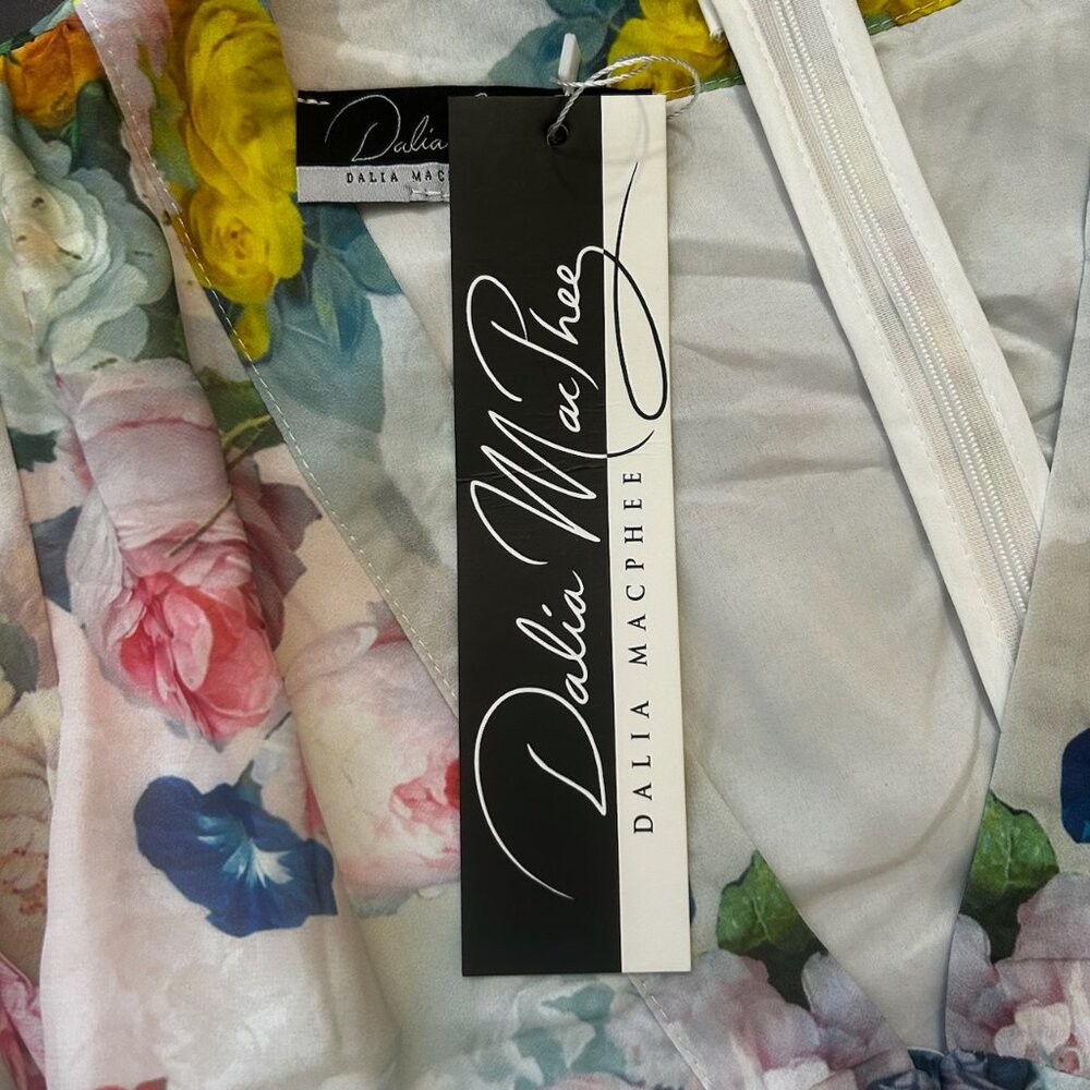NWT Dalia MacPhee Floral Garden French Country Style Feminine Maxi Dress - Picture 8 of 16